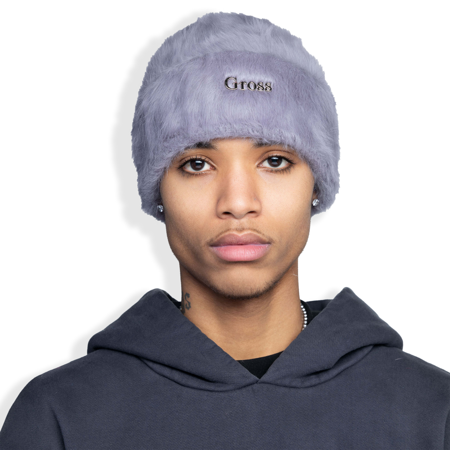 Gross™ Grey Fur Beanie
