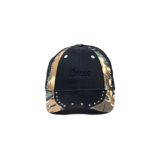 Gross™ Black Camo Studded Hat