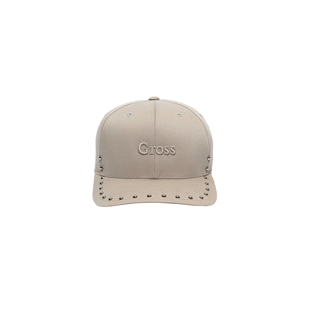 Gross™ Cream Studded Fitted Hat