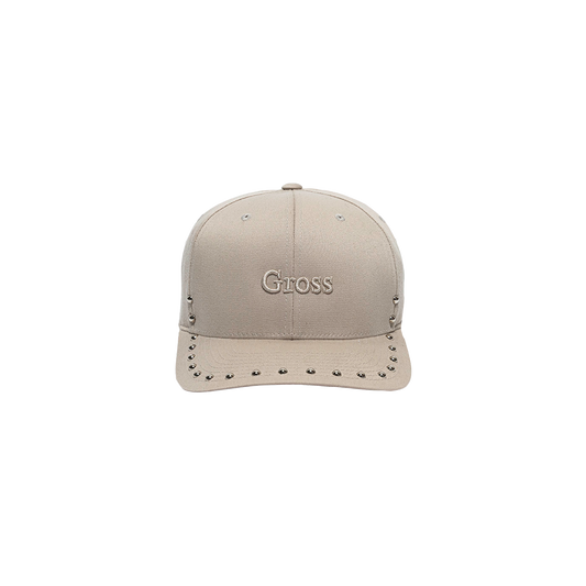 Gross™ Cream Studded Fitted Hat