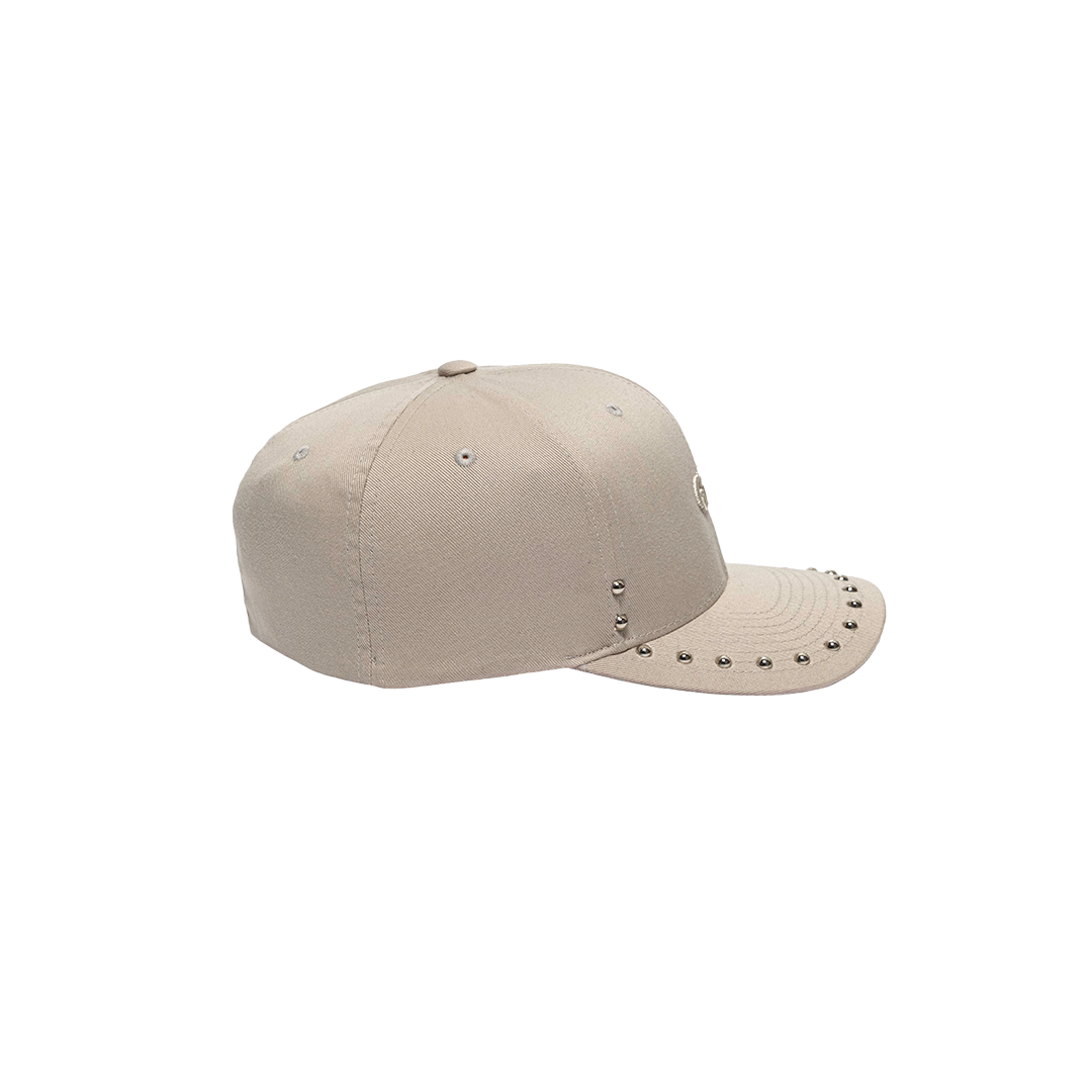 Gross™ Cream Studded Fitted Hat