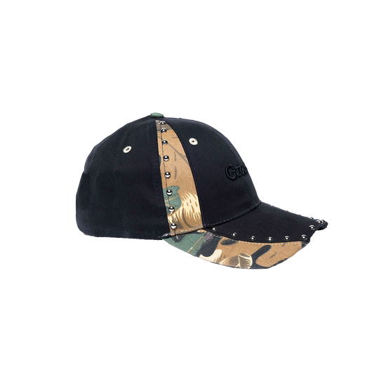 Gross™ Black Camo Studded Hat