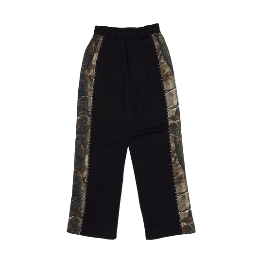 Gross™ Black Camo Studded Sweatpants