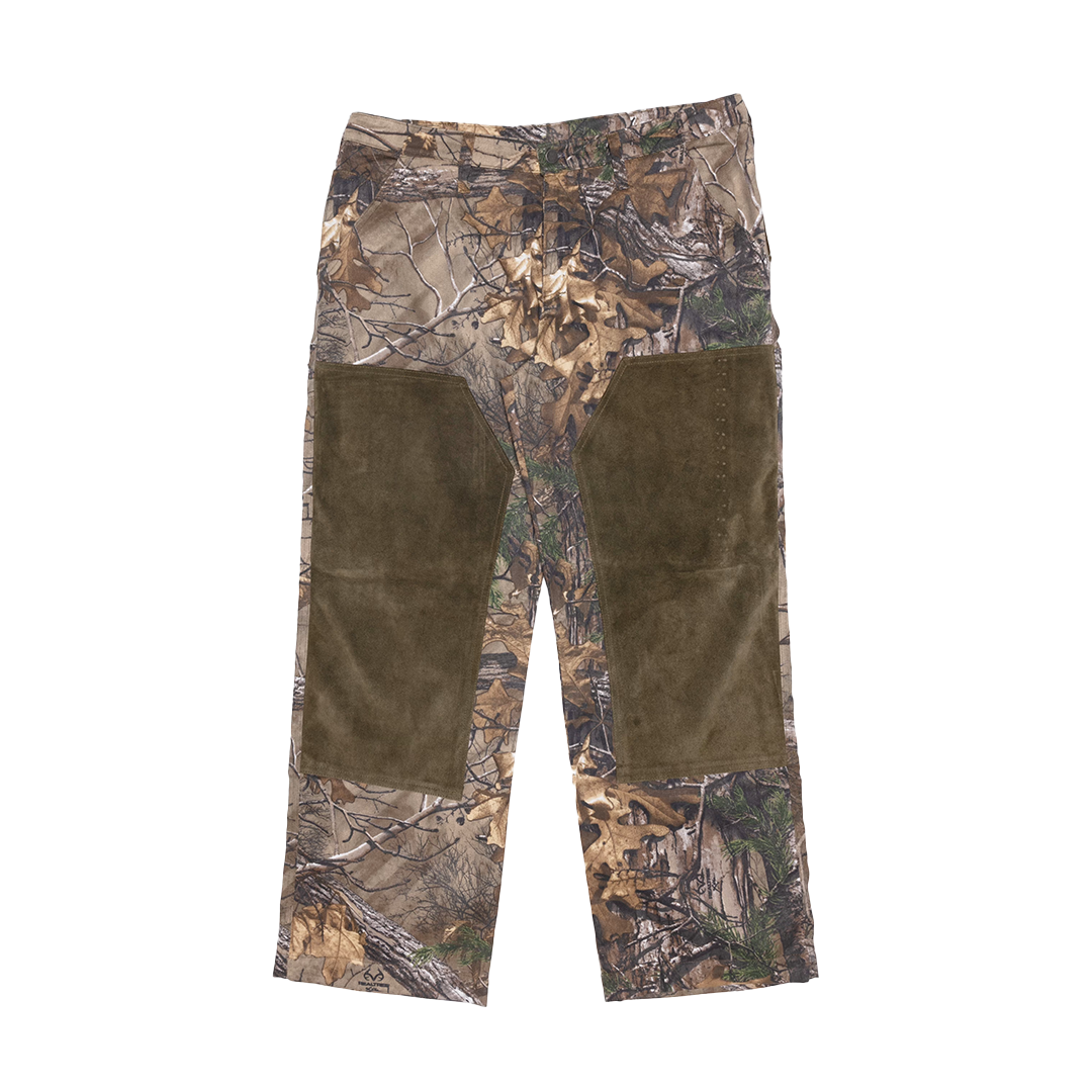 Gross™ Camo Army Green Suede Carpenter Pant