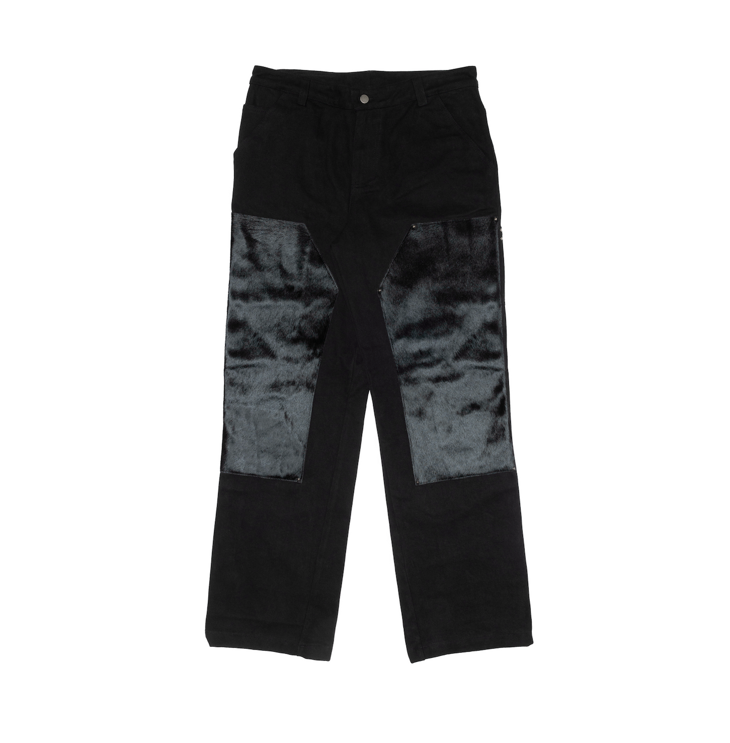 Gross™ Black Calf Hair Carpenter Pant