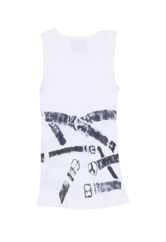 Gross™ Belt Printed Studded Wife Beater